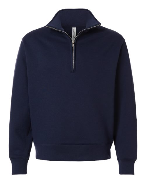 Unisex 10 oz Quarter-Zip Pullover Sweatshirt – Front