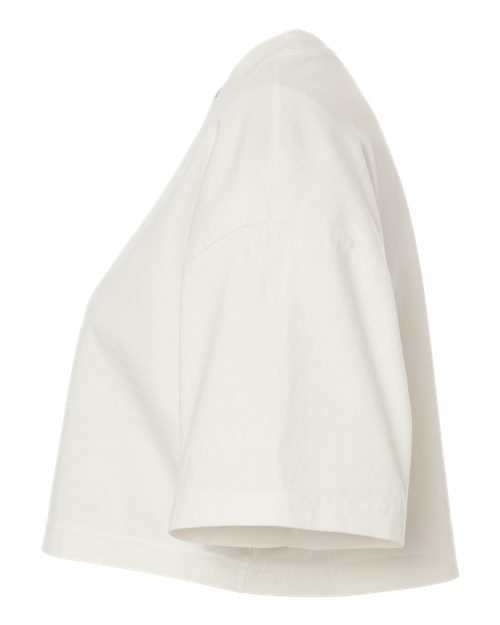Women's Garment-Dyed Cropped Tee – Detail
