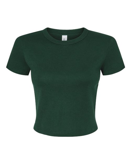 Women's Micro Rib Baby Tee – Front