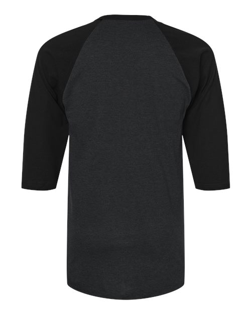 Unisex Fine Jersey Raglan T-Shirt – Back