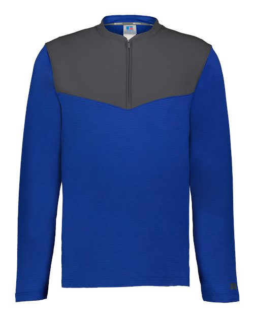 Unisex Sideline Grid Fleece Quarter-Zip Pullover