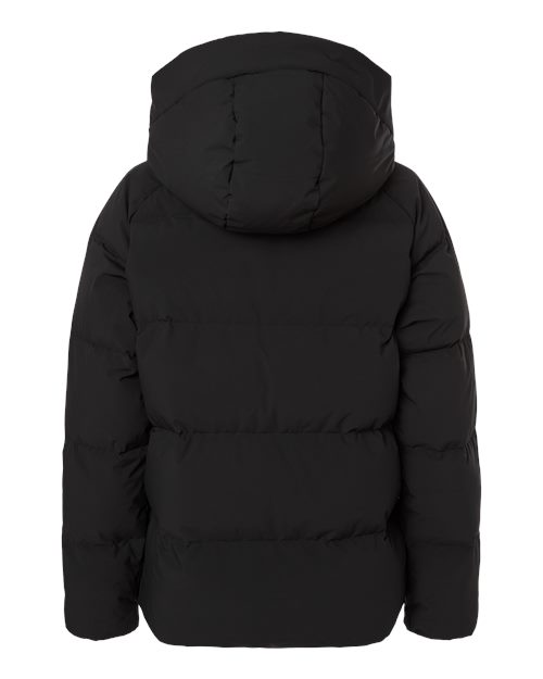 Women's Helonic Down Puffer Hooded Jacket – Back