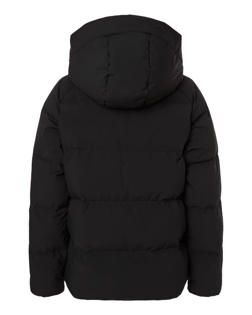Women's Helonic Down Puffer Hooded Jacket – Back