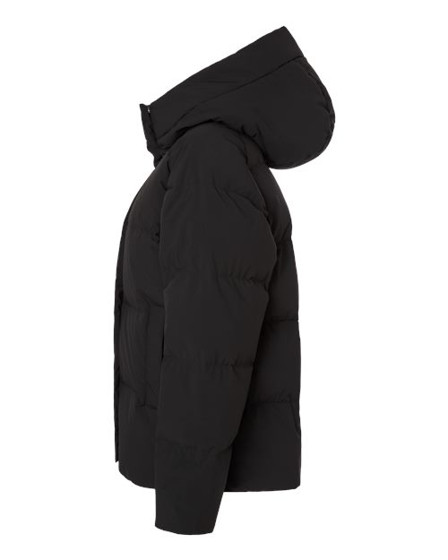 Women's Helonic Down Puffer Hooded Jacket – Detail