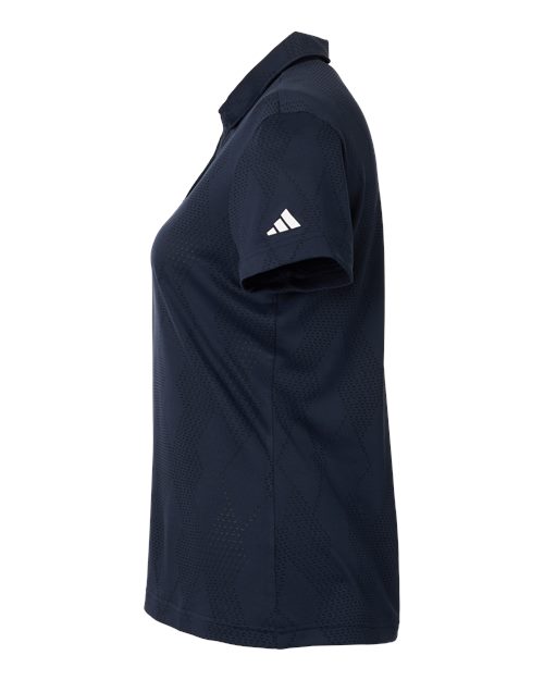 Women's Textured Jacquard Polo – Detail