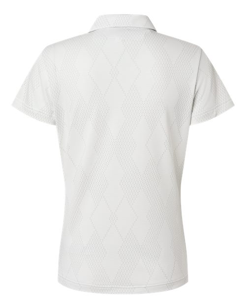 Women's Textured Jacquard Polo – Back
