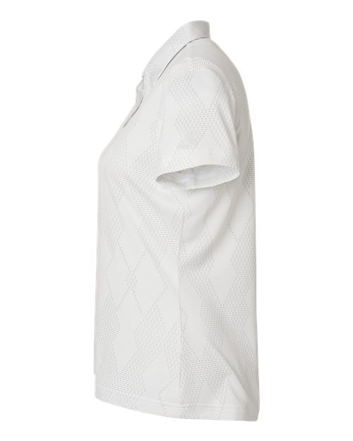 Women's Textured Jacquard Polo – Detail