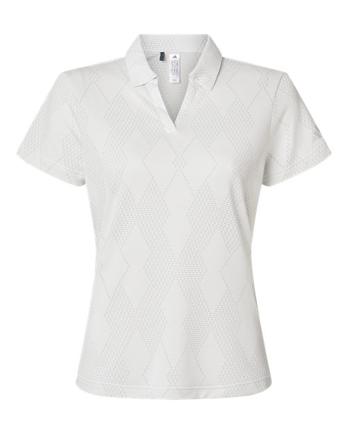 Women's Textured Jacquard Polo – Front
