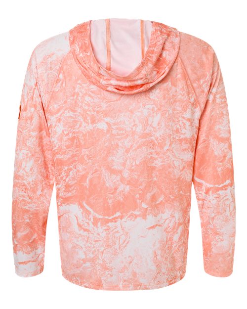 Men's Pursuit Mossy Oak Printed Hooded Long Sleeve T-Shirt – Back