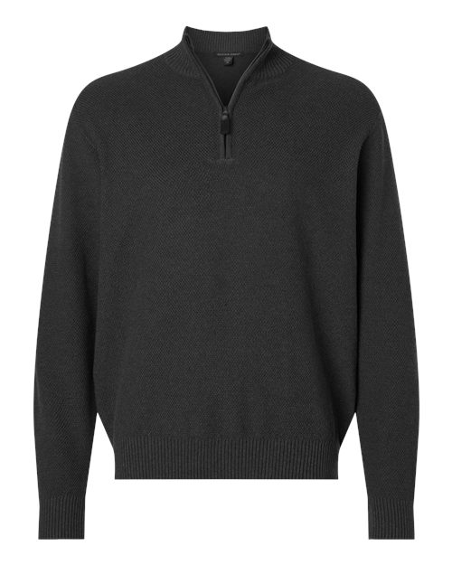 Men's Hartland Textured Quarter Zip Sweater – Front