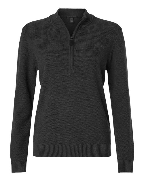 Women's Hartland Textured Quarter Zip Sweater – Front