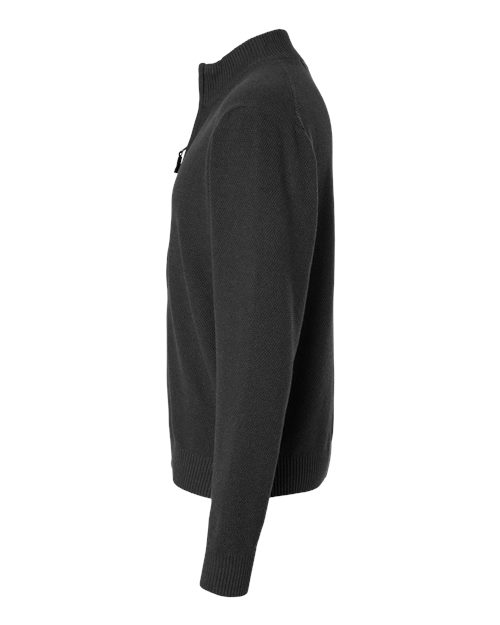 Men's Hartland Textured Full Zip Sweater – Detail