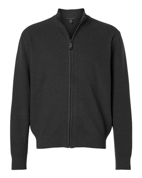 Men's Hartland Textured Full Zip Sweater – Front