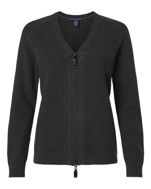 Women's Hartland Textured Full Zip Sweater – Front