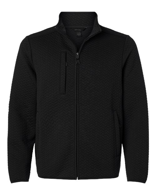 Men's Aspen Herringbone Fleece Full-Zip – Front