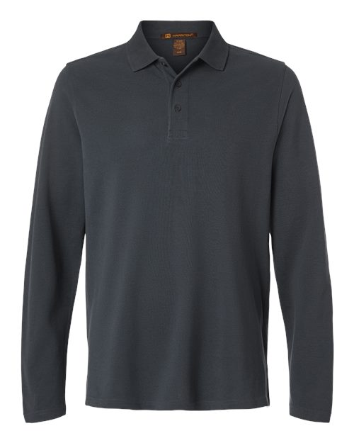 Men's Valiant Cotton Snag Protect Long-Sleeve Polo – Front