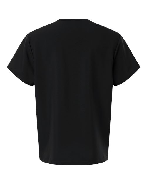 Men's V-Neck 3 Pocket Scrub Top – Back