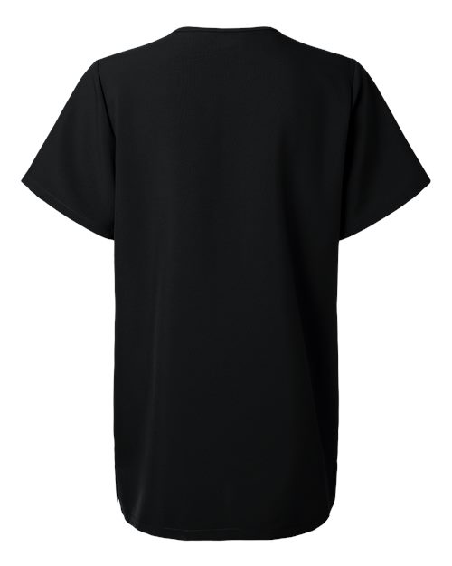 Women's V-Neck 3 Pocket Scrub Top – Back
