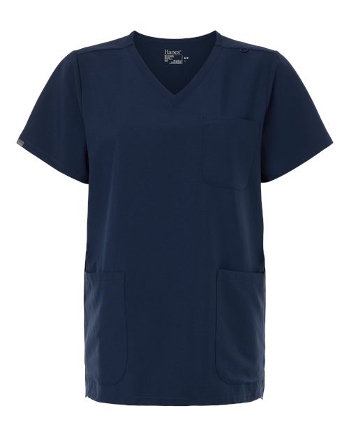 Women's V-Neck 3 Pocket Scrub Top