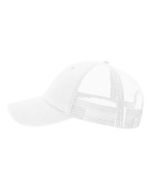 Garment-Washed Trucker Cap – Detail