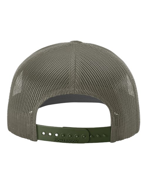Printed Tactical Trucker Cap – Back