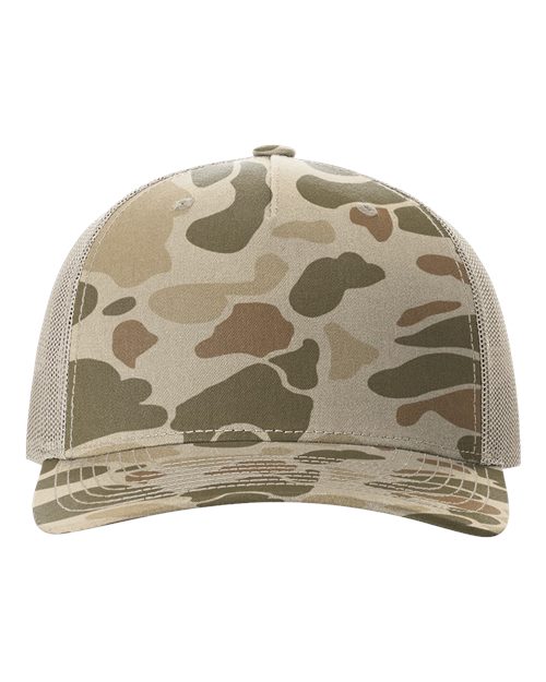 Printed Five-Panel Trucker Cap – Front
