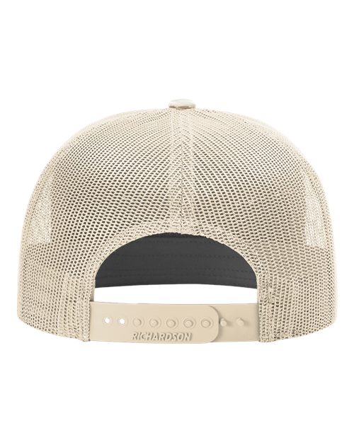 Printed Seven-Panel Trucker Cap – Back