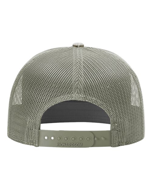 Printed Seven-Panel Trucker Cap – Back