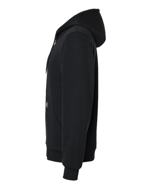 Men's Heritage Grid Fleece-Lined Full-Zip Hooded Sweatshirt – Detail