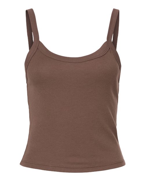 Women's Micro Rib Spaghetti Strap Tank – Front