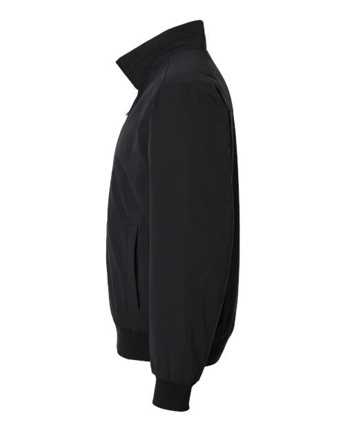 Men's Fleece Lined Microfiber Bomber Jacket – Detail