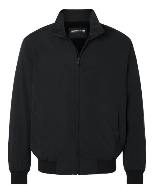 Men's Fleece Lined Microfiber Bomber Jacket – Front