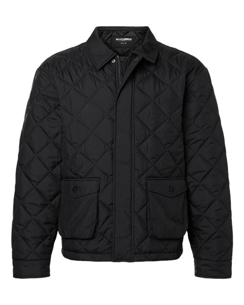 Men's Diamond Quilted Jacket – Front