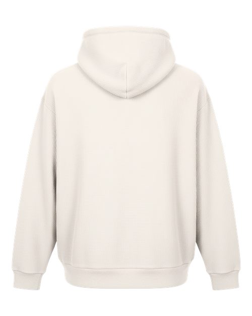 Unisex Corded Pullover Hooded Sweatshirt – Back