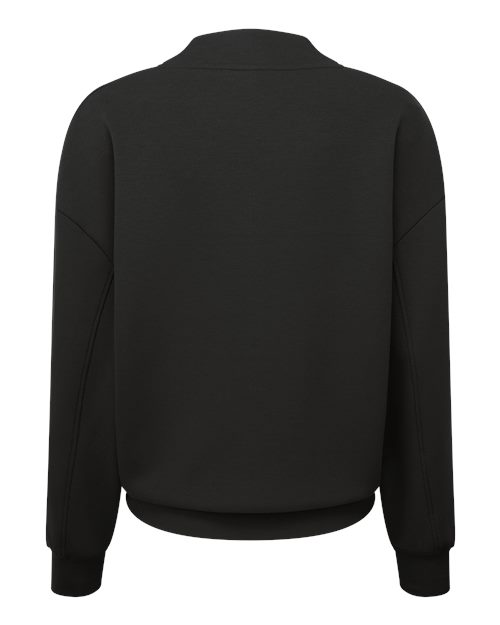 Women's Luxe Mock Neck Sweatshirt – Back