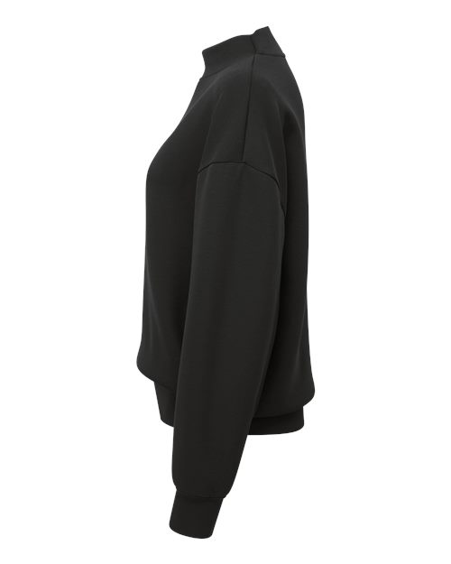 Women's Luxe Mock Neck Sweatshirt – Detail