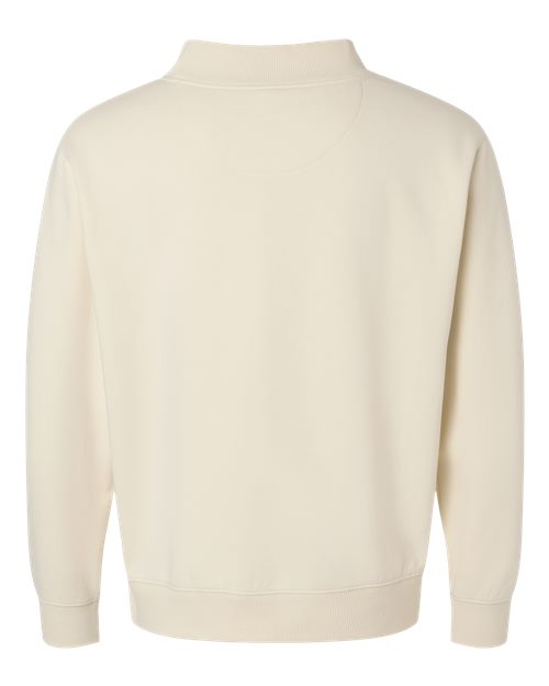Unisex Mock Neck Fleece Sweatshirt – Back