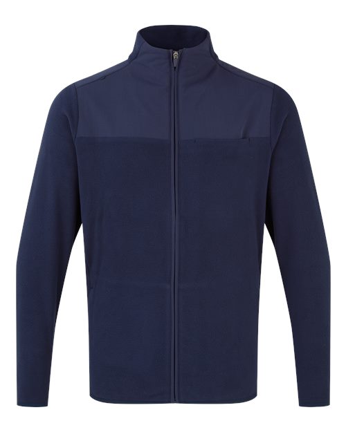 Men's Agility Panelled Fleece Full-Zip Jacket – Front
