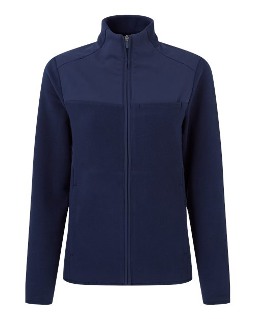 Women's Agility Panelled Fleece Full-Zip Jacket – Front