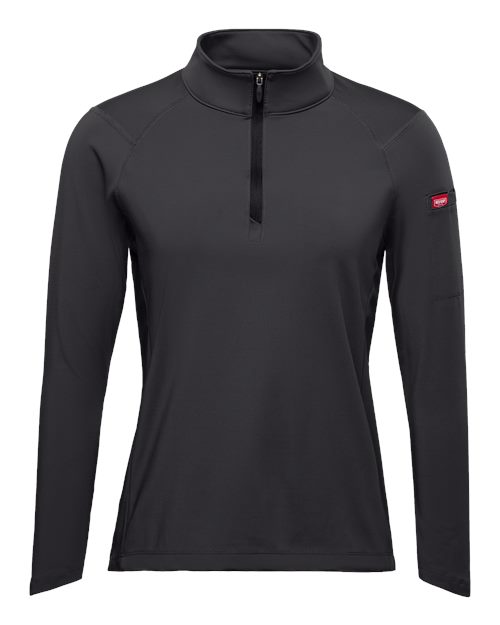 Women's Performance Cadet Collar Quarter-Zip Pullover – Front