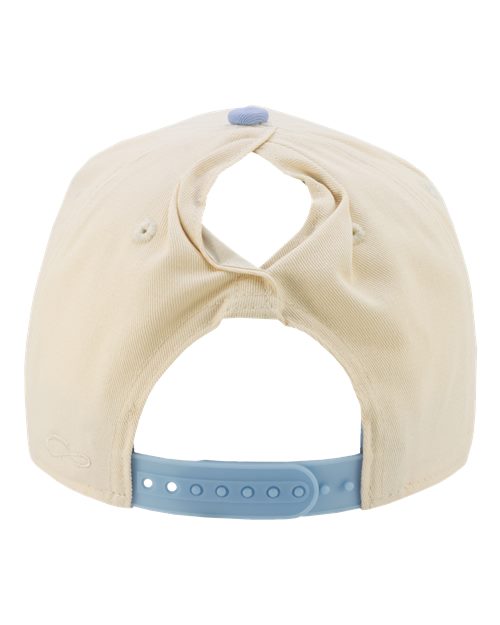 Women's Two-Tone Five-Panel Cap – Back