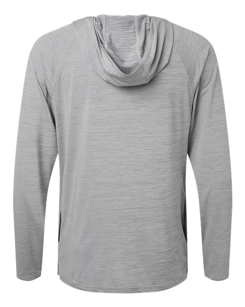 Unisex Performance Hooded Long Sleeve T-Shirt – Back