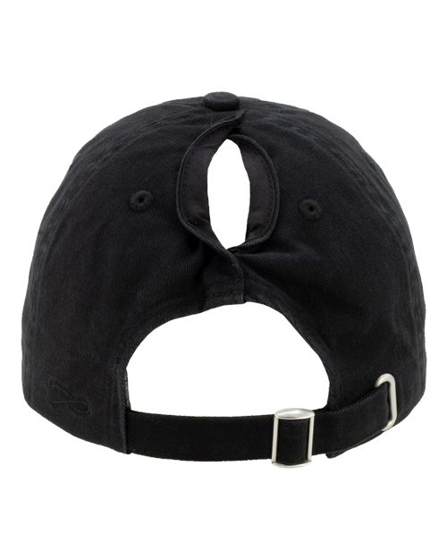 Women's Peach Twill Cap – Back