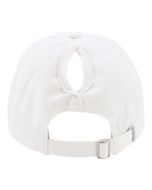 Women's Peach Twill Cap – Back