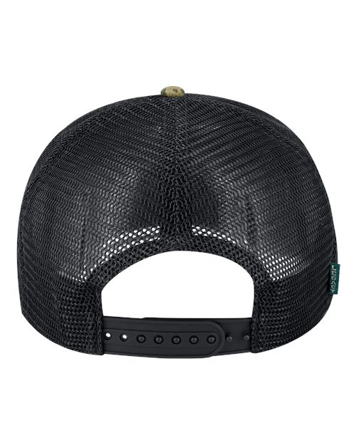 Hopback Seven-Panel Trucker Cap – Back