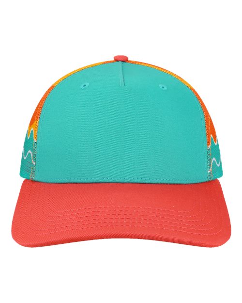 Plain Front Five-Panel Trucker Cap