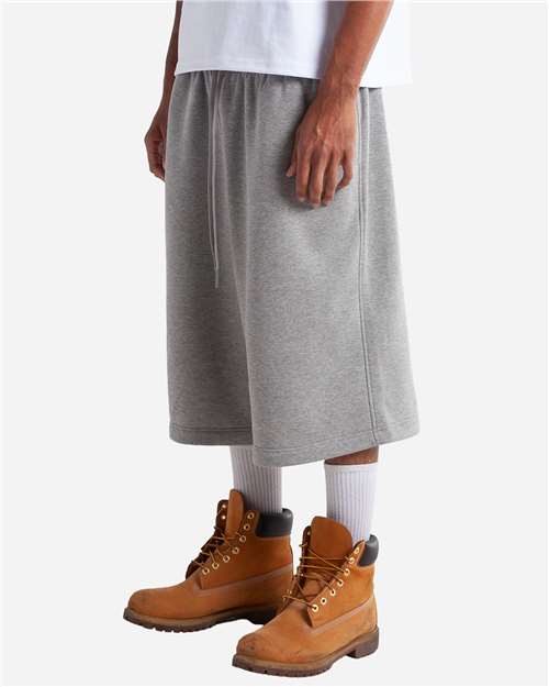 Unisex Baggy Fleece Shorts – Detail