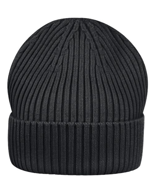 Rib Knit Beanie – Front