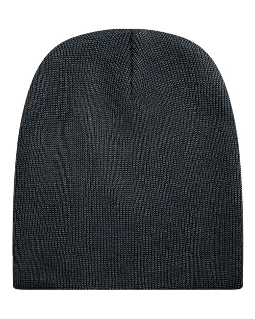 Knit Winter Beanie – Back