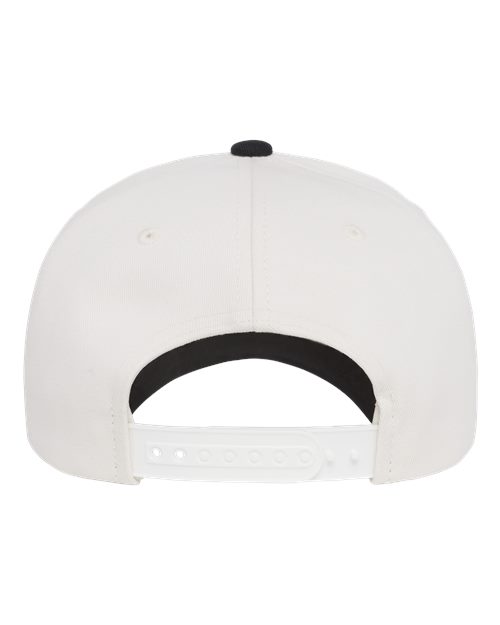 Retro Cotton Blend Snapback Cap – Back
